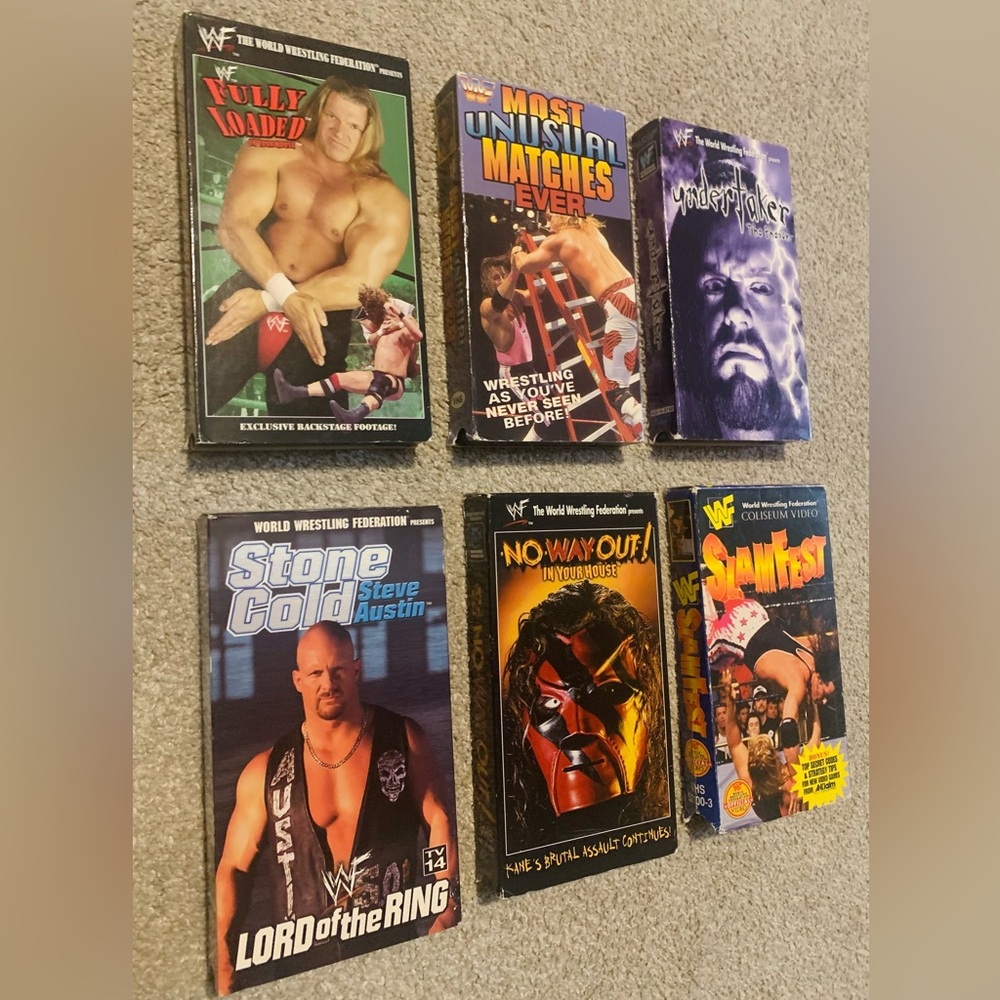 WF Wrestlemania Classic VHS Collection
